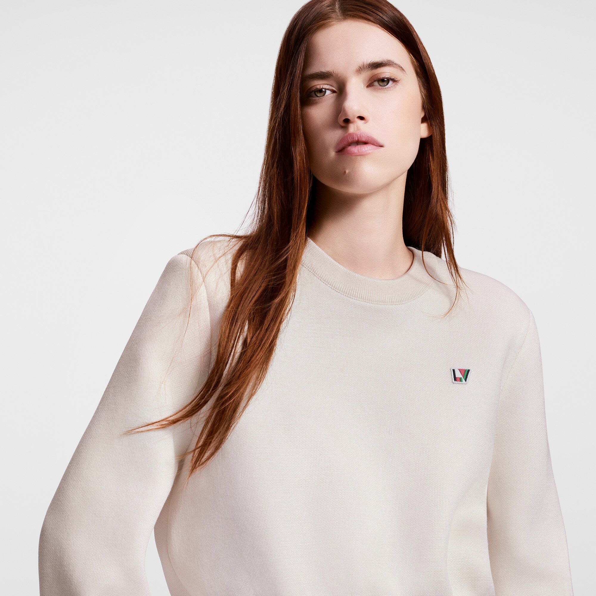 Double Face LV Initials Jumper - Luxury White | LOUIS VUITTON